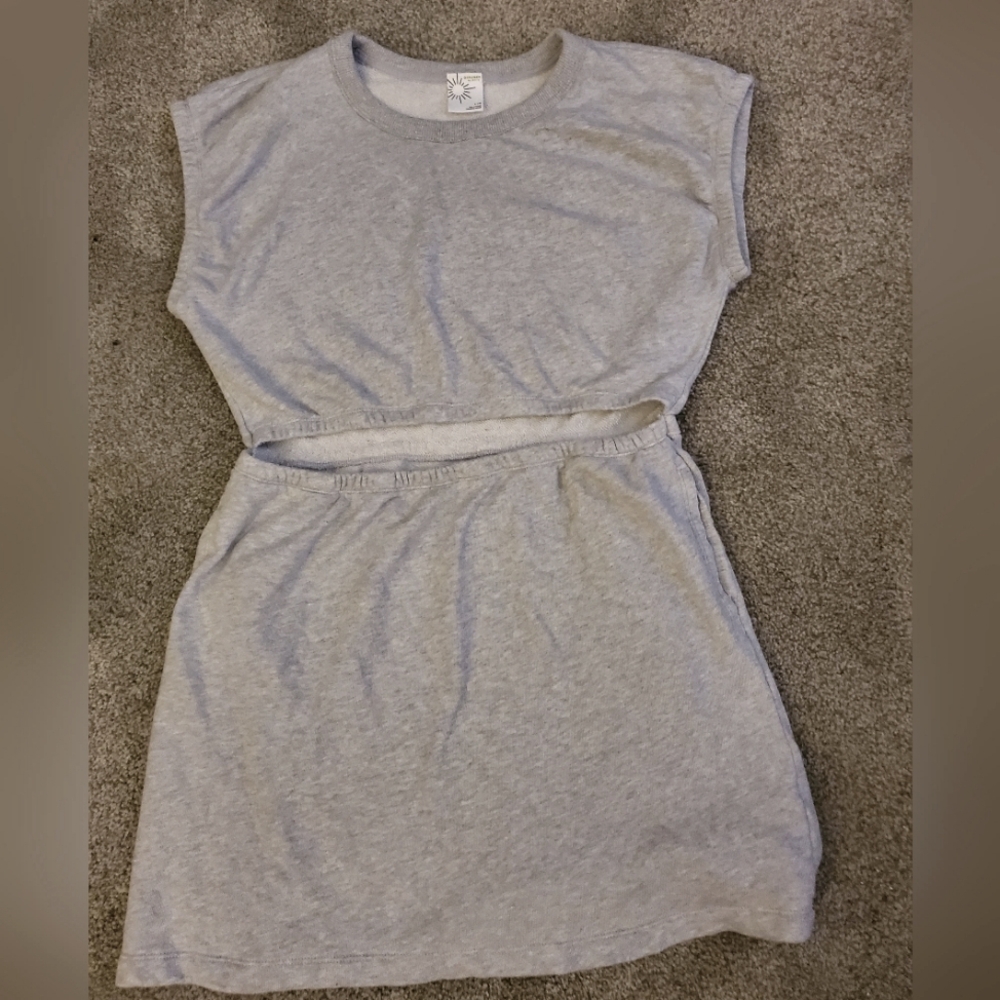 OFFLINE By Aerie Weekend Fleece Cut Out Dress